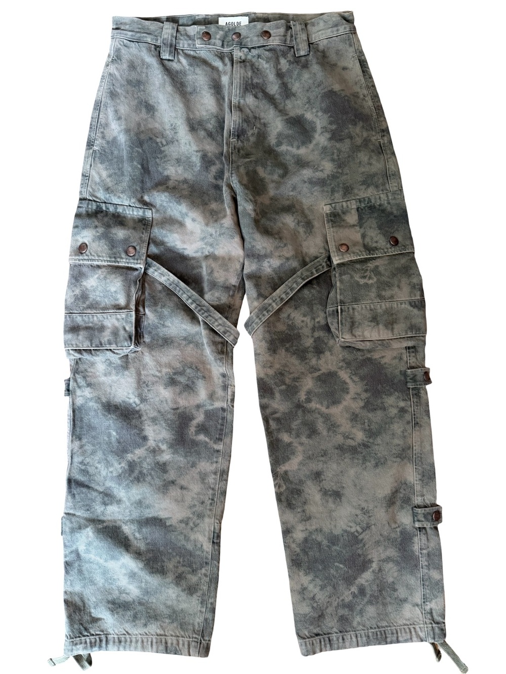 NWOT Agolde Tie Dye Cargo Pants